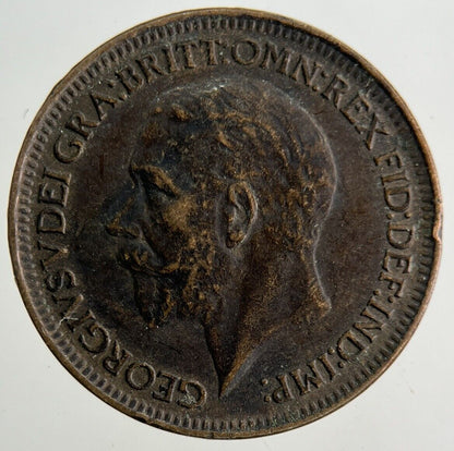 1932 George V Farthing Coin | Fine Collectable Grade