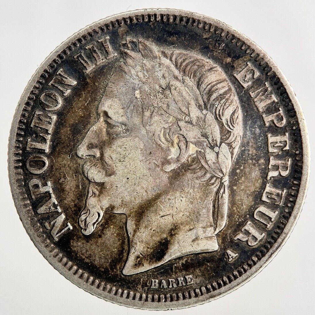 1867 France 2 Francs Silver Coin | Fine Collectable Grade