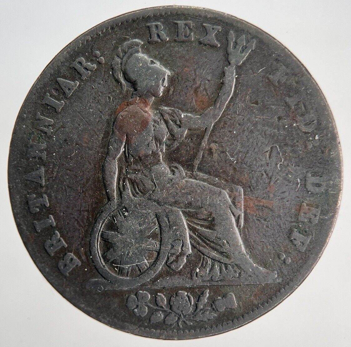 1826 George IV Half - Penny Coin | Fine Collectable Grade