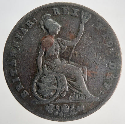 1826 George IV Half - Penny Coin | Fine Collectable Grade