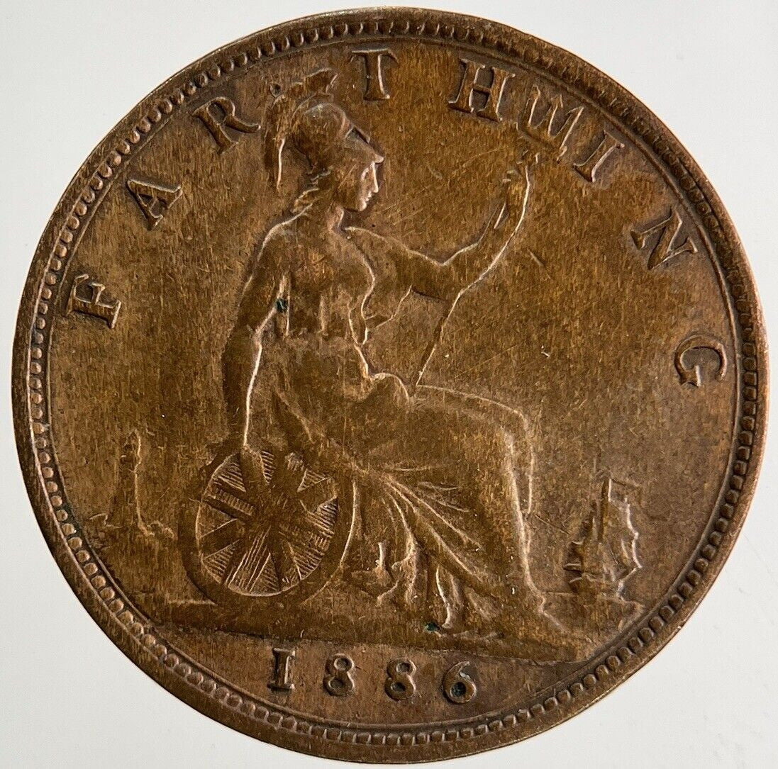 1886 Victoria Farthing Coin | Very High Grade