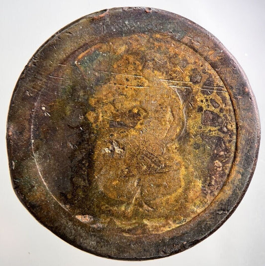 1797 Cartwheel George III 3rd Penny Coin | Worn Grade | a2824