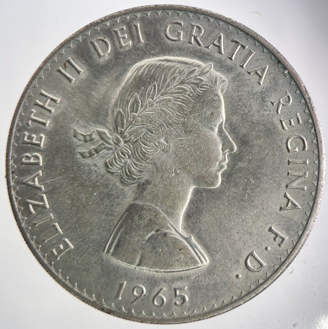 1965 Winston Churchill Crown Coin | Fine Collectable Grade | a1646