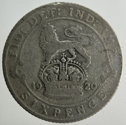 1920 George V Sixpence Silver Coin | Collectable Grade