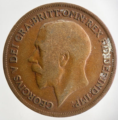 1914 George V One Penny Coin | Collectable Grade
