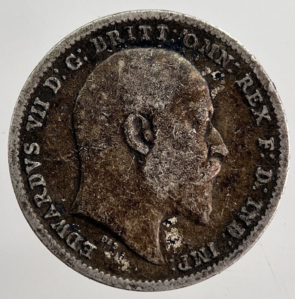 1902 Edward VII Threepence Silver Coin | Collectable Grade | a8722