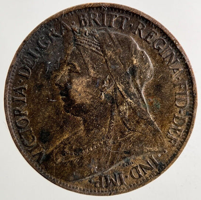 1897 Victoria Farthing Coin | Very High Grade