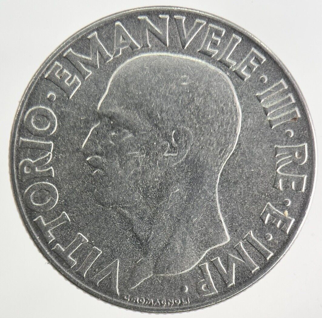 1940 Italy 1 Lira Coin | Fine Collectable Grade