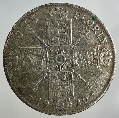 1920 George V Florin Silver Coin | Collectable Grade