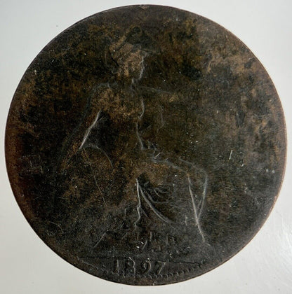 1897 Victoria Half - Penny Coin | Collectable Grade