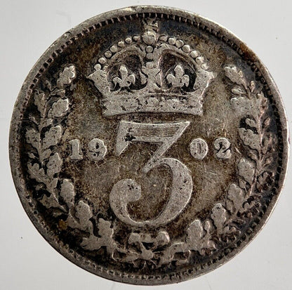 1902 Edward VII Threepence Silver Coin | Collectable Grade | a8712