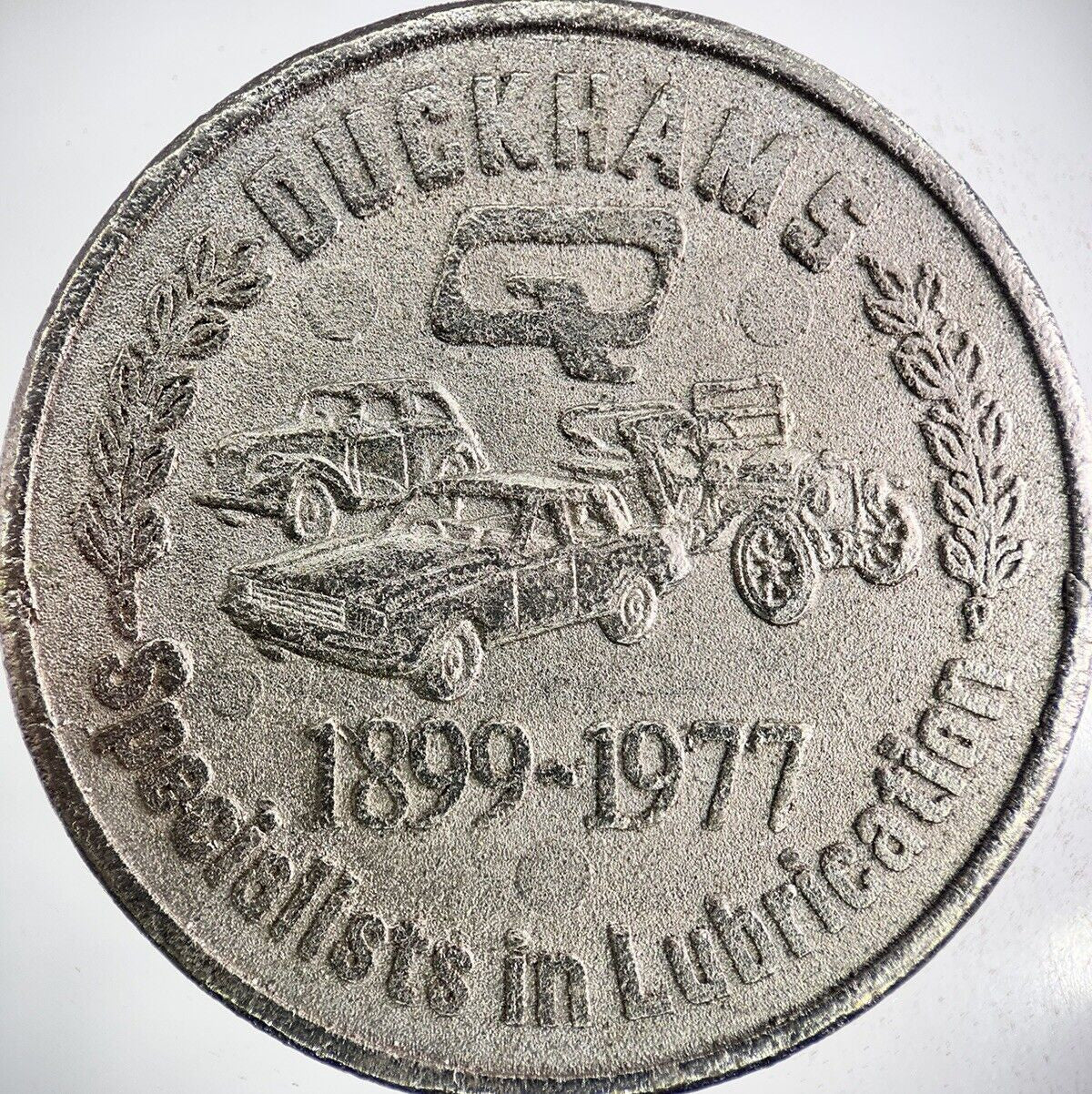 1977 Duckhams Q Lubrication Commemorative Medal Token Coin | Very High Grade