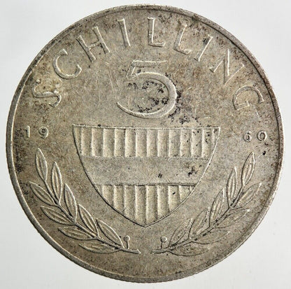 1960 Austria 5 Schilling Silver Coin | Fine Collectable Grade