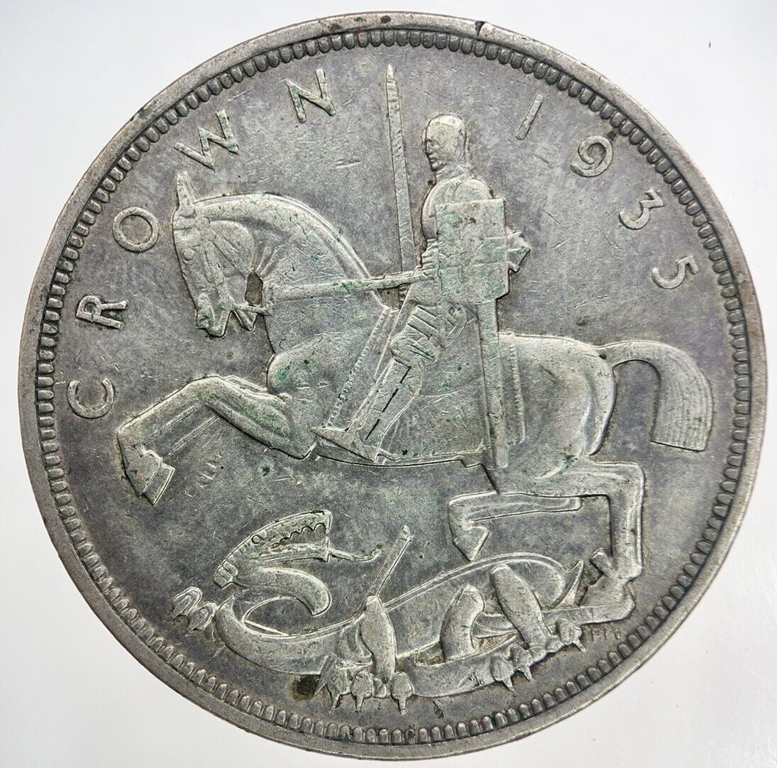 1935 George V Crown Silver Coin | Fine Collectable Grade | a133