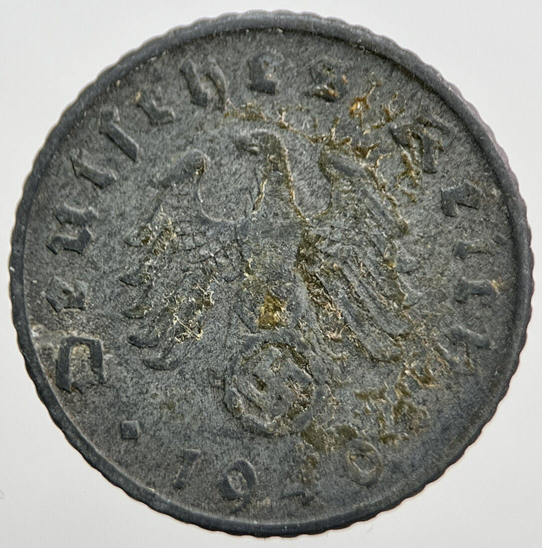 1940 - E Germany Nazi 5 Pfennig Coin | Collectable Grade | a762