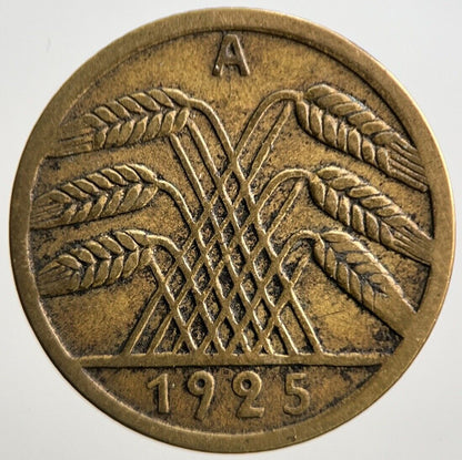 1925-A Germany 5 Pfennig Coin | Collectable Grade | a3085