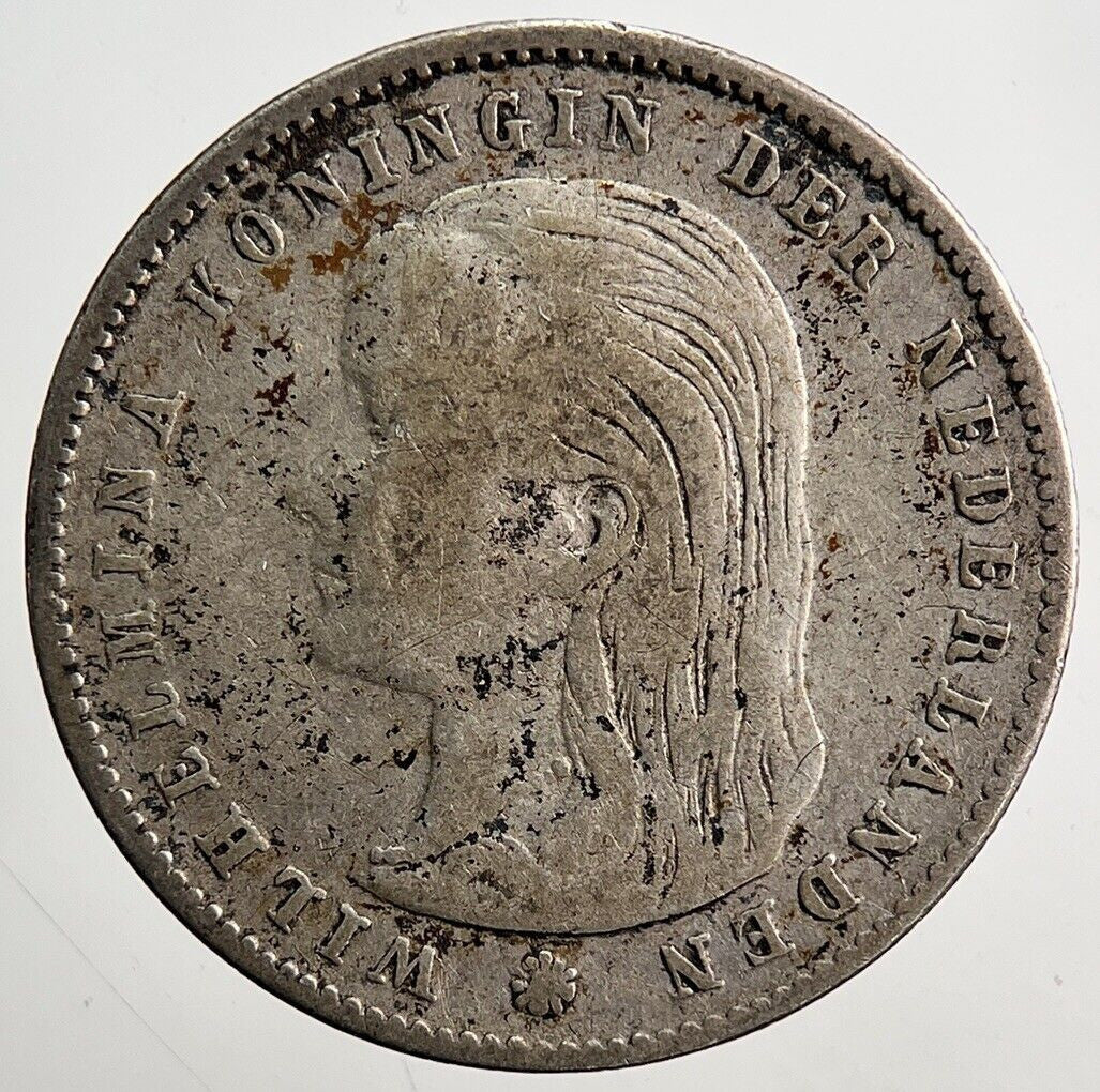 1897 Netherlands 10 Cents Silver Coin | Collectable Grade | a3757