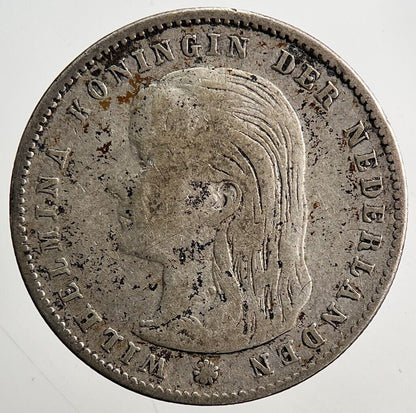 1897 Netherlands 10 Cents Silver Coin | Collectable Grade | a3757