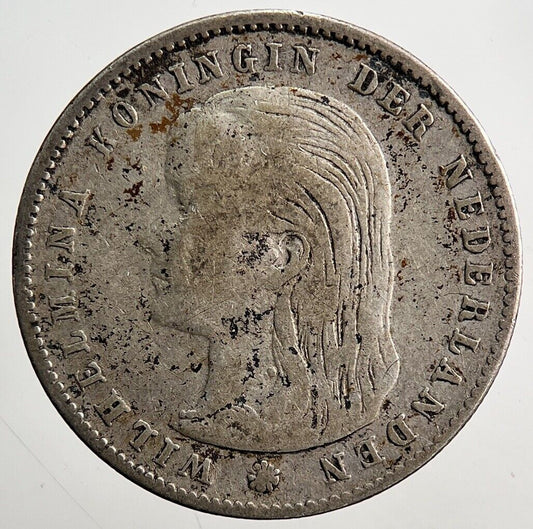 1897 Netherlands 10 Cents Silver Coin | Collectable Grade | a3757