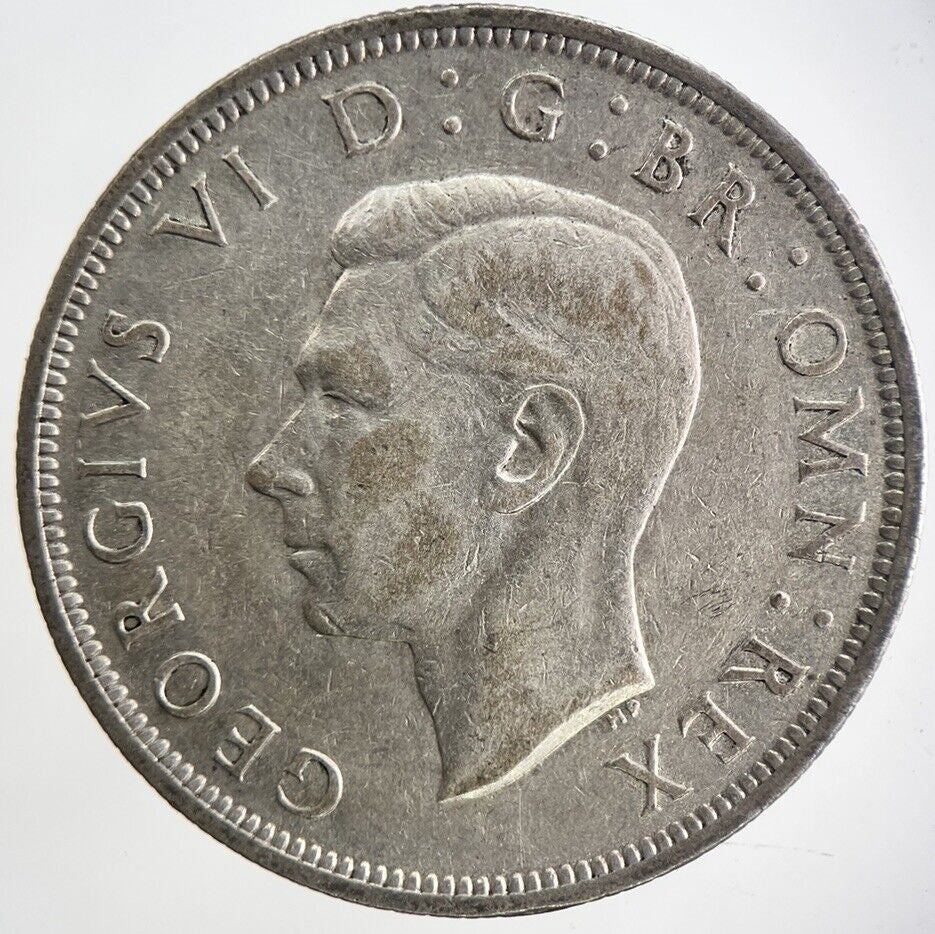 1940 George VI Half - Crown Silver Coin | Very High Grade