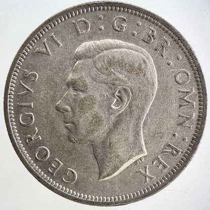 1940 George VI Half - Crown Silver Coin | Very High Grade