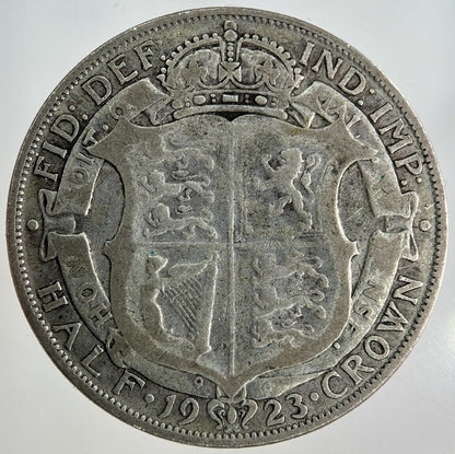 1923 George V Half - Crown Silver Coin | Fine Collectable Grade