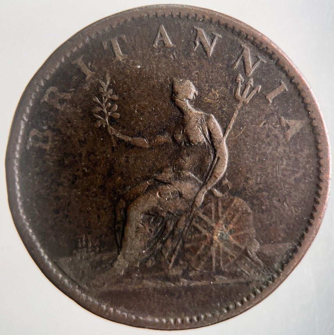 1806 George III 3rd Half - Penny Coin | Collectable Grade | a4387