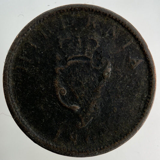 1806 Irish Half - Penny Coin | Collectable Grade