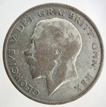 1923 George V Half - Crown Silver Coin | Fine Collectable Grade