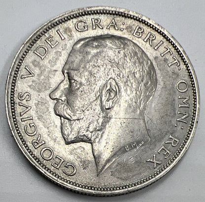 1916 George V Half - Crown | British Silver Coin | Very High Grade | a1248