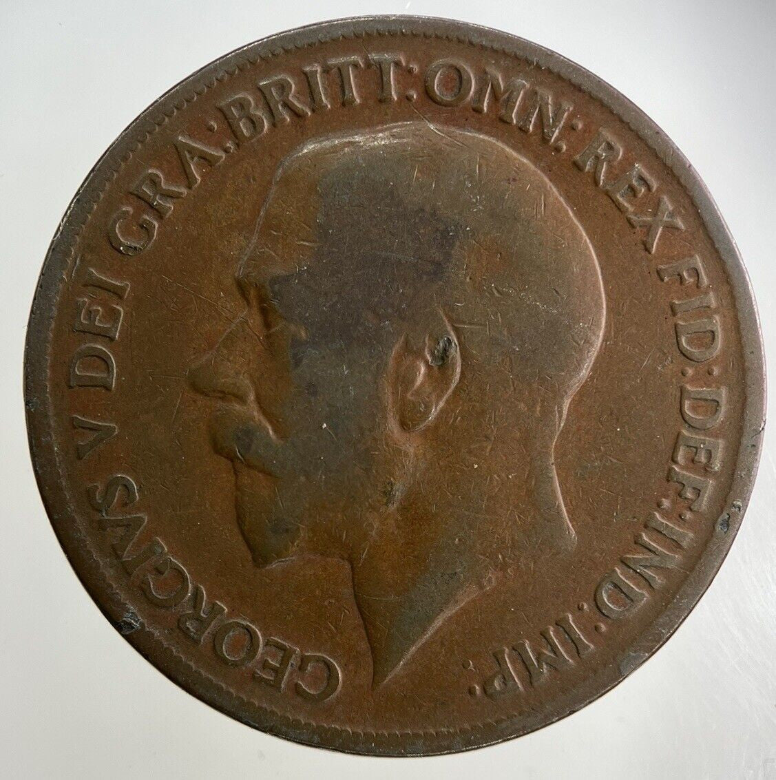 1919 - H George V One Penny Coin | Collectable Grade