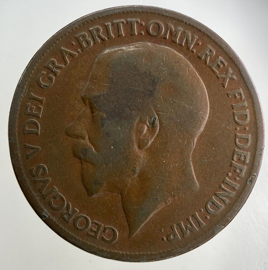 1919 - H George V One Penny Coin | Collectable Grade