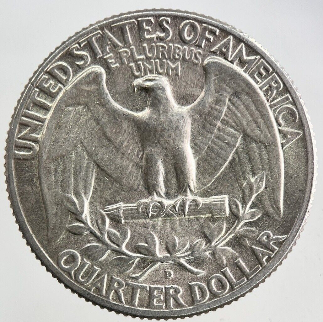 1964 - D US USA Quarter Dollar Silver Coin | Very High Grade