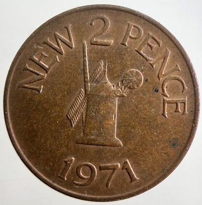 1971 Jersey 2 Two - Pence Coin | Very High Grade | a4890