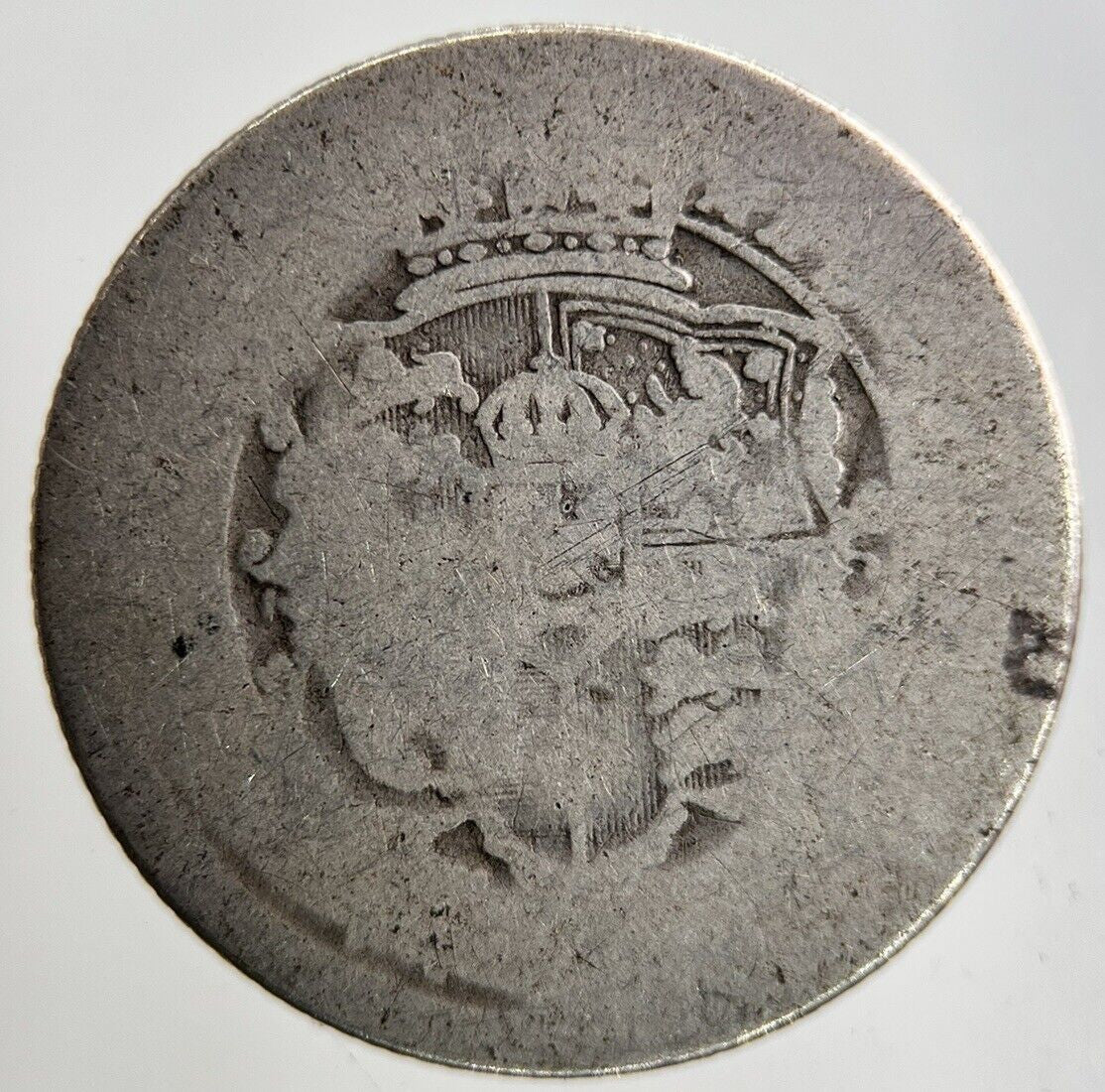 1817 George III 3rd Silver Shilling Coin | Fair Grade