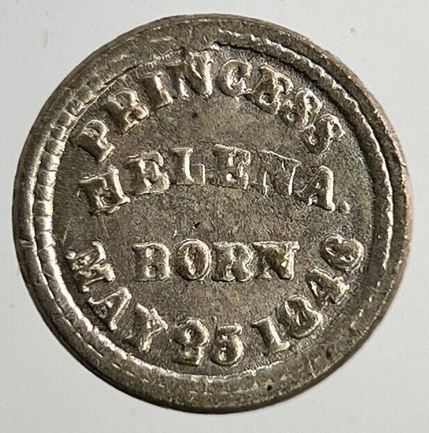 British Very Small Princess Helena Token Coin | Fine Collectable Grade