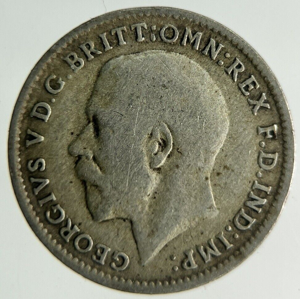 1920 George V Threepence Silver Coin | Fine Collectable Grade
