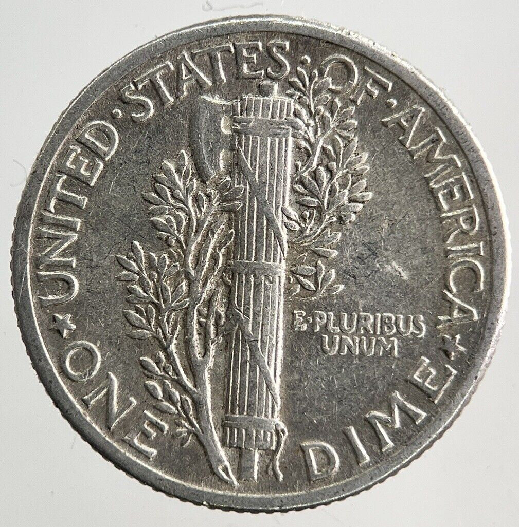 1941 US USA Mercury One Dime Silver Coin | Very High Grade