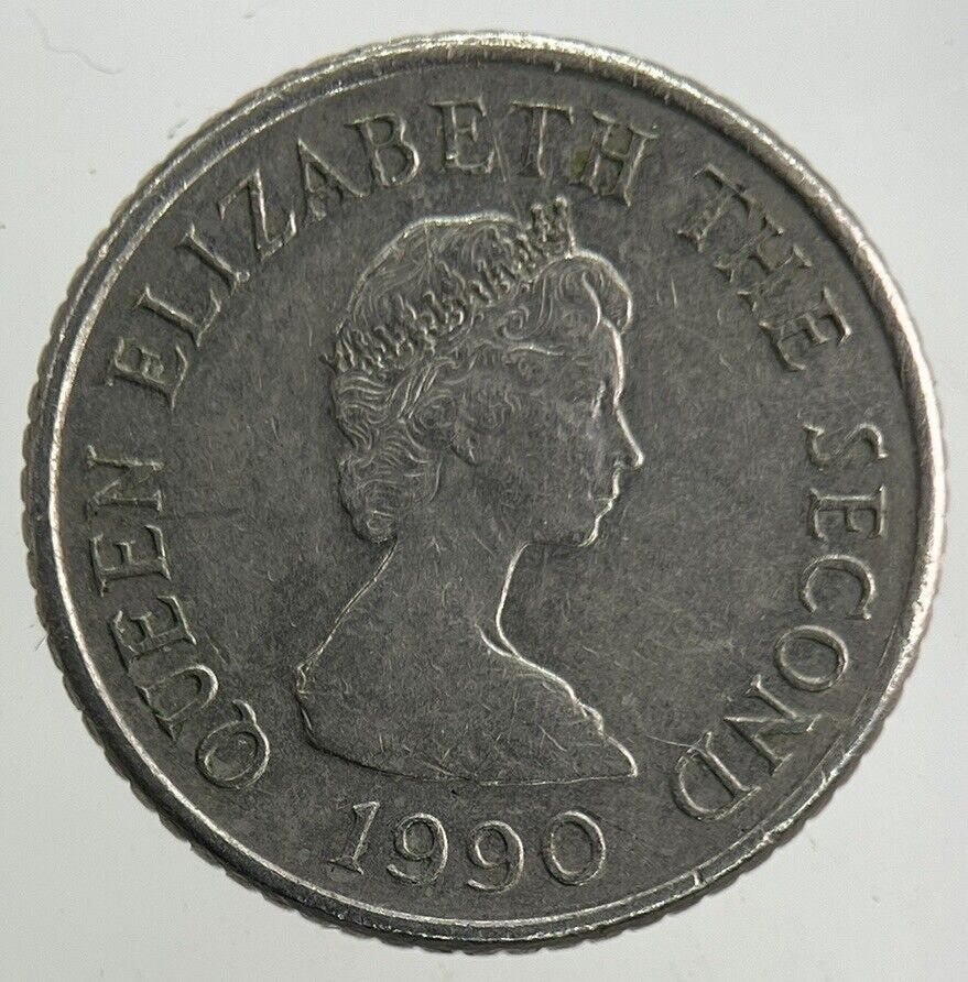 1990 Jersey 5p Five - Pence Coin | Fine Collectable Grade