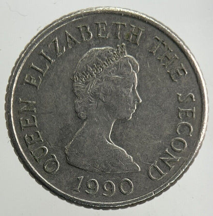 1990 Jersey 5p Five - Pence Coin | Fine Collectable Grade