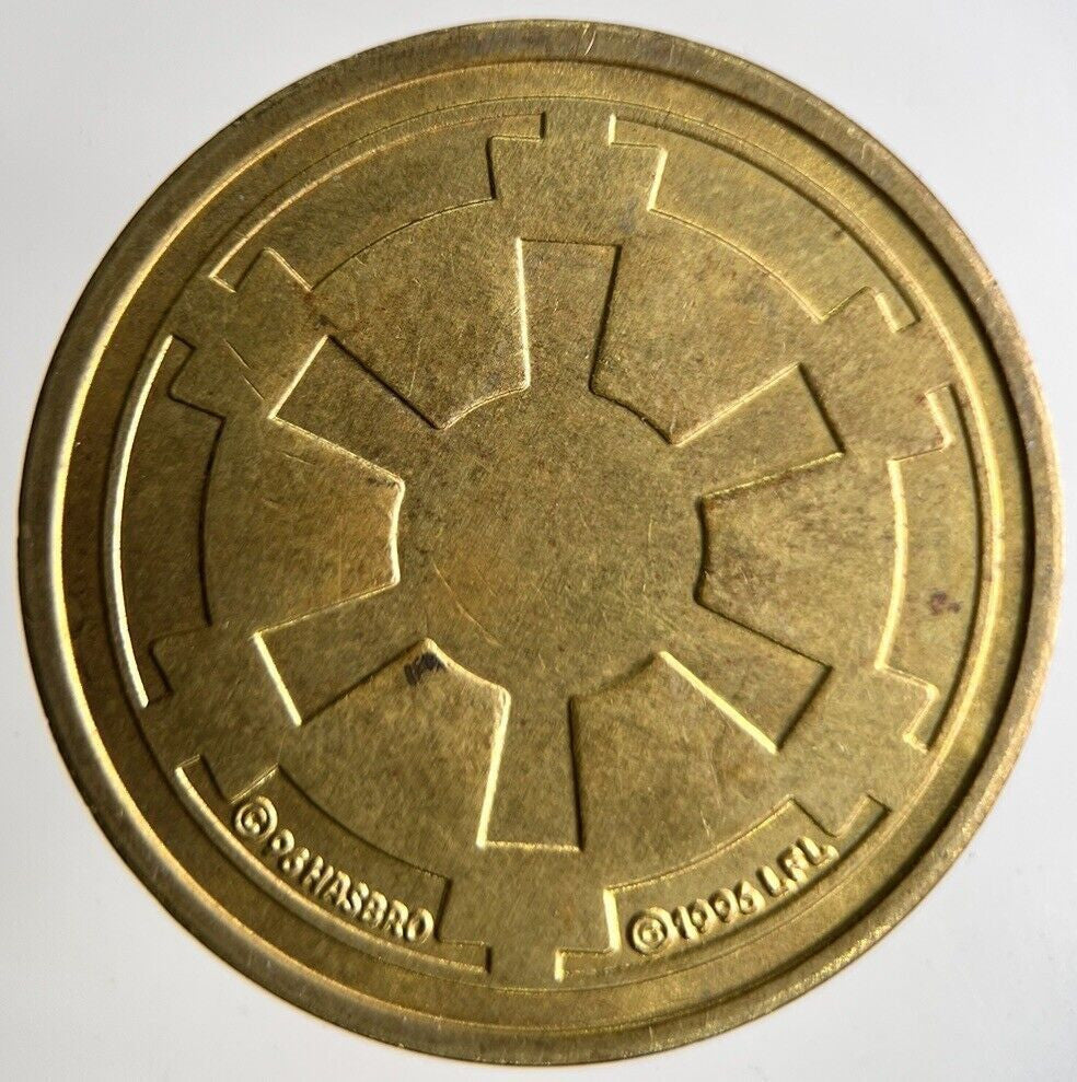 1996 Star Wars Imperial Gaming Credit Token Coin | Fine Collectable Grade