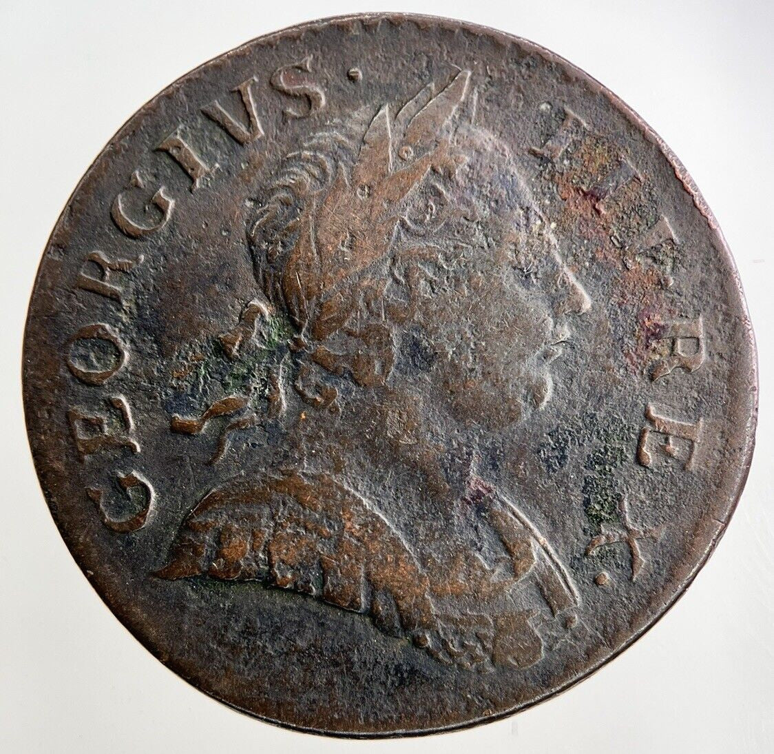 1771 George III 3rd Half - Penny Coin | Fine Collectable Grade