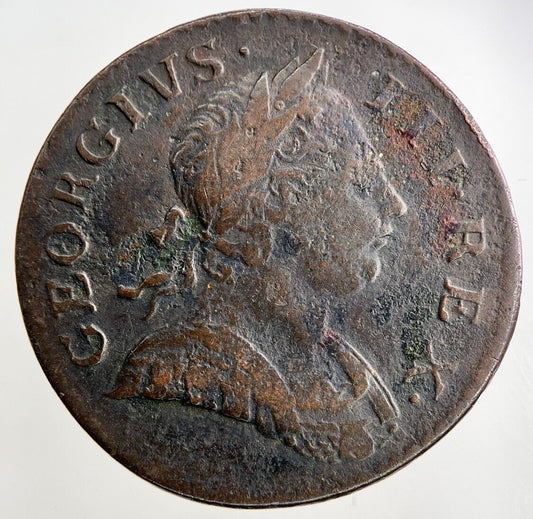 1771 George III 3rd Half - Penny Coin | Fine Collectable Grade