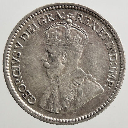 1913 Canadian 5 Cents Silver Coin | Fine Collectable Grade | a2843