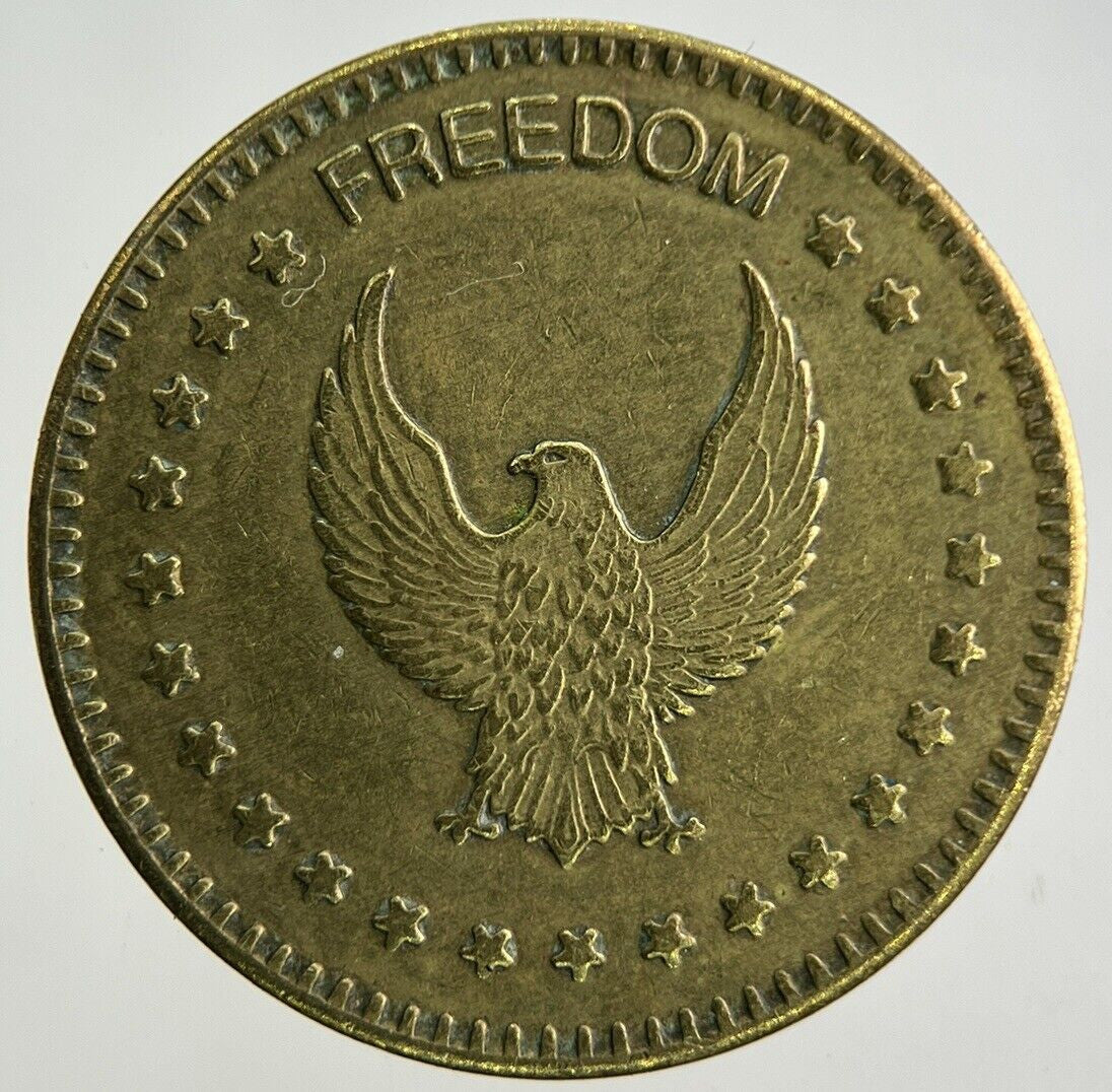 Freedom Eagle No Cash Value Token Coin | Fine Collectable Grade