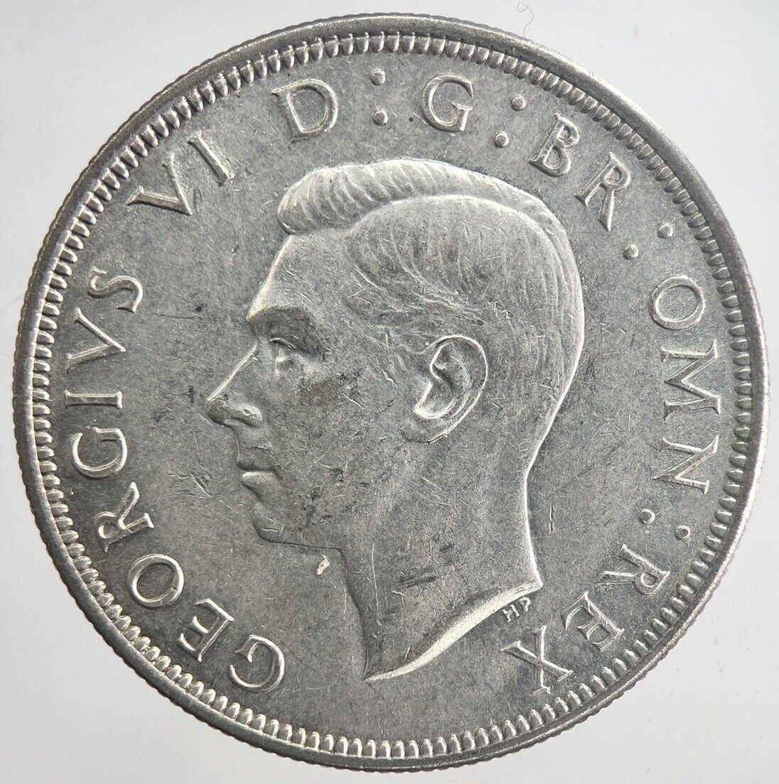 1944 George VI Half - Crown Silver Coin | Very High Grade | a6340