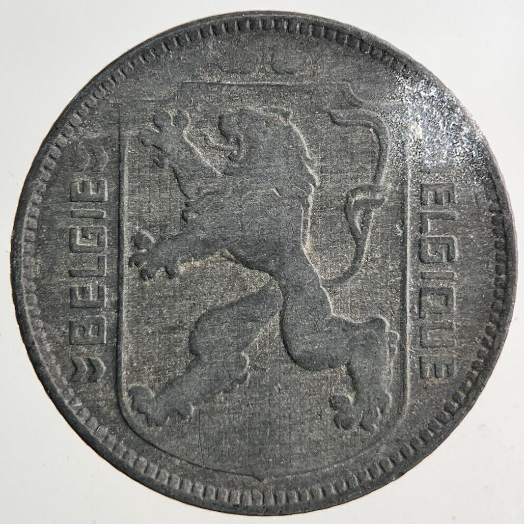 1942 Belgium 1 Franc Coin | Fine Collectable Grade