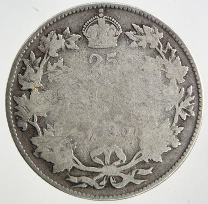 1930 Canada 25 Cents Silver Coin | Collectable Grade