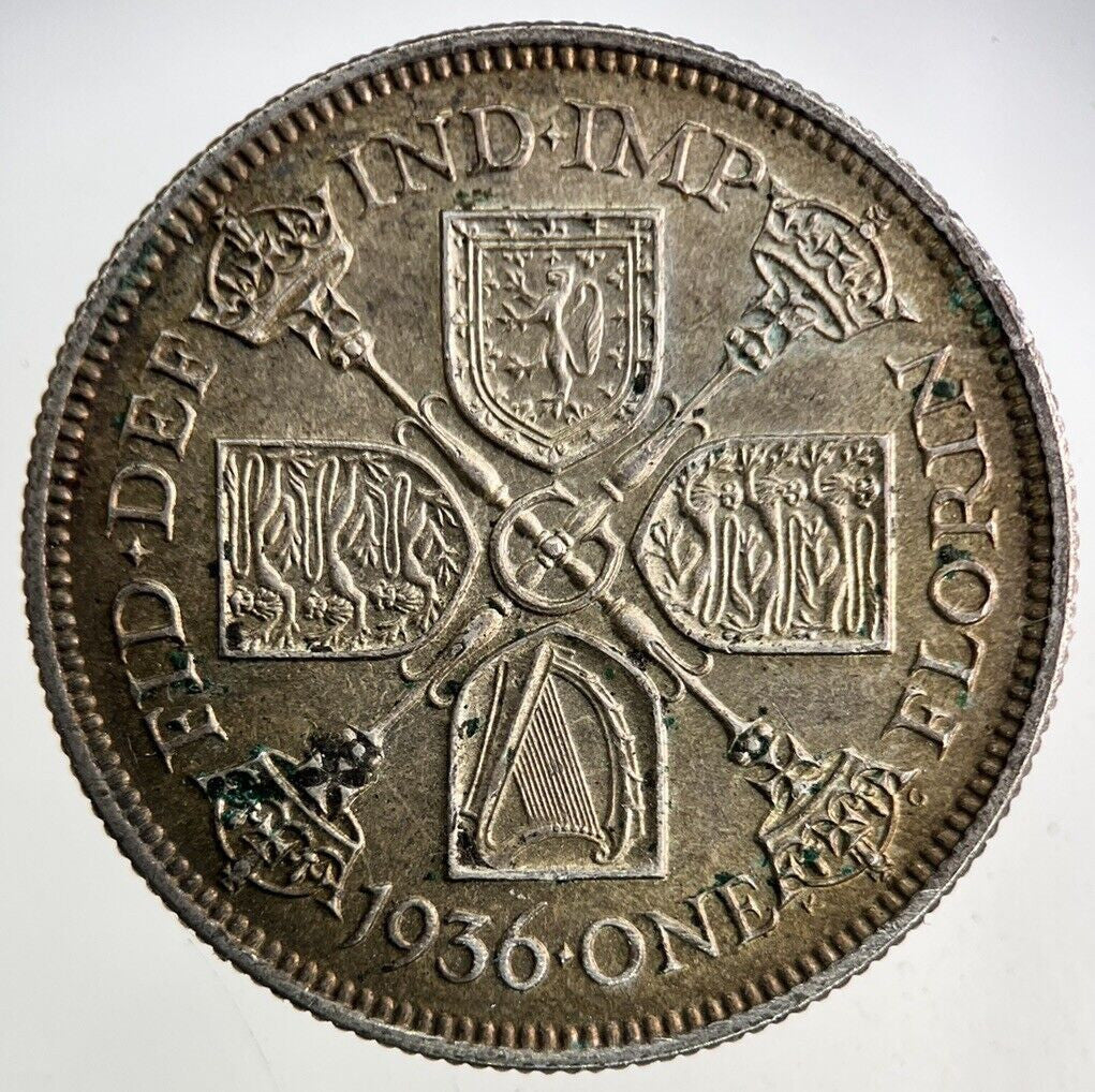 1936 George V Florin Silver Coin | Very Fine Grade