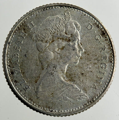 1968 Canada 10 Cents Silver Coin | Fine Collectable Grade